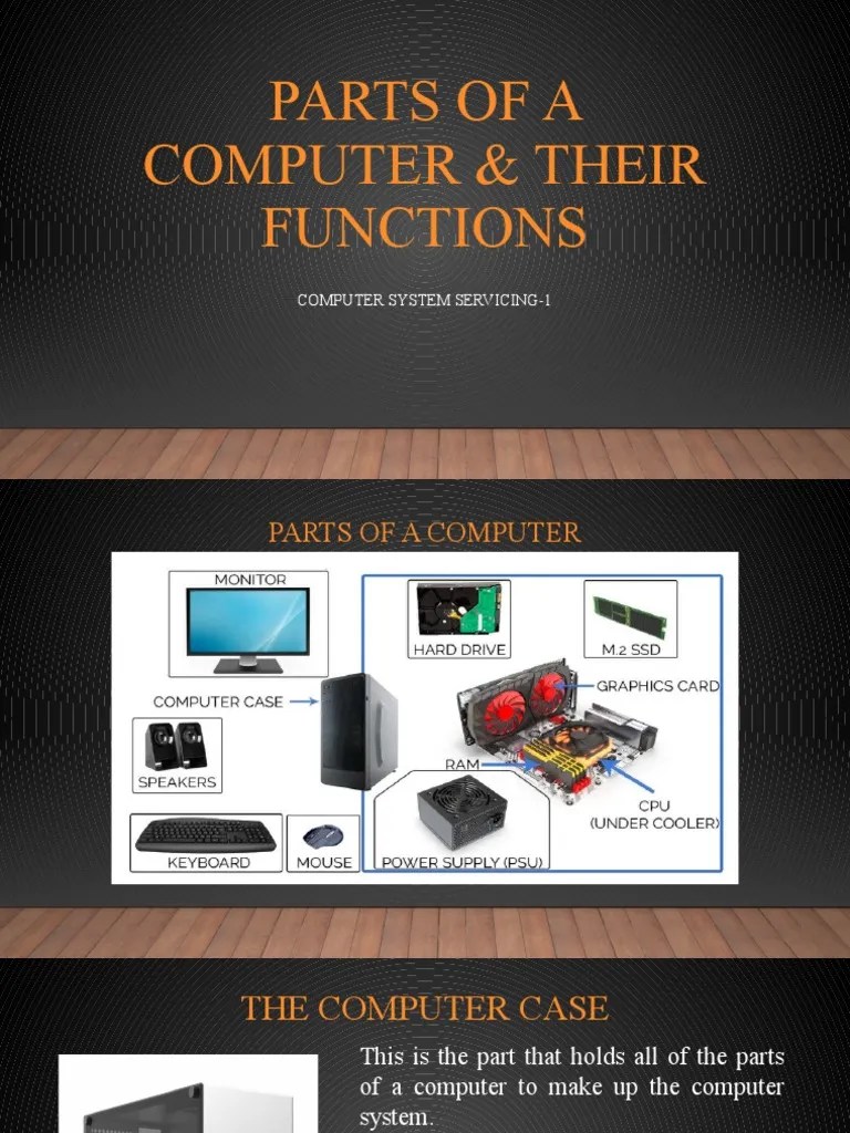 Parts Of A Computer & Their Functions CSS Lesson1 | PDF | Random Access ...