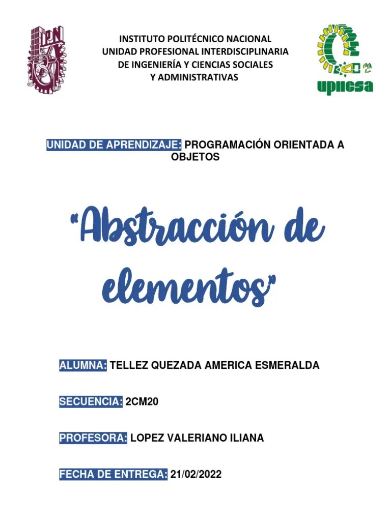 Abstraccion Elementos | PDF | Informática