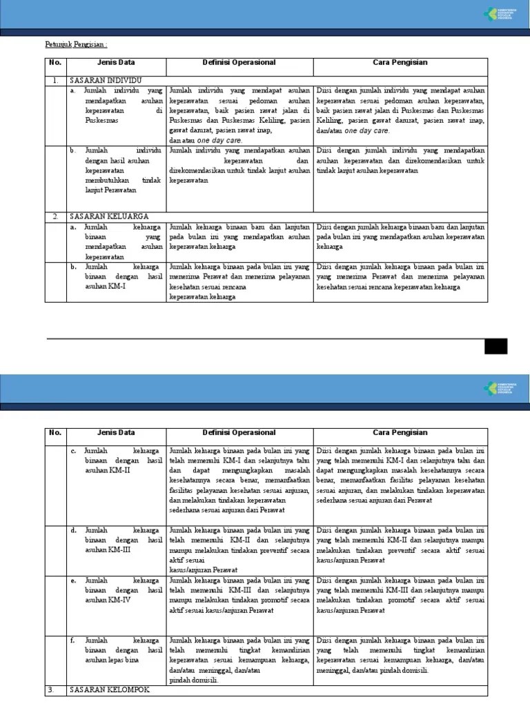 Juknis Laporan Perkesmas | PDF