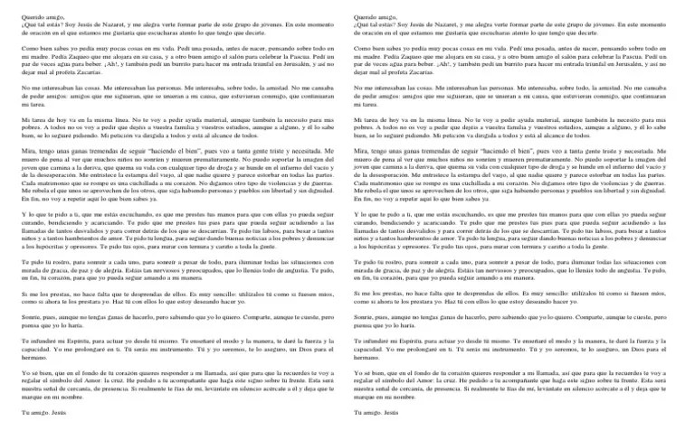 Carta De Jesus | PDF