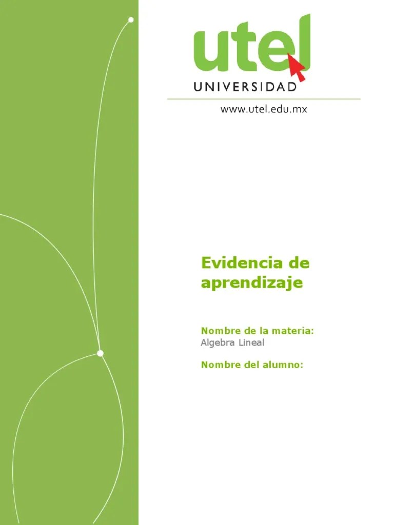 Algebra Lineal Semana 2 Preguntas | PDF | Matriz (Matemáticas) | Algoritmos