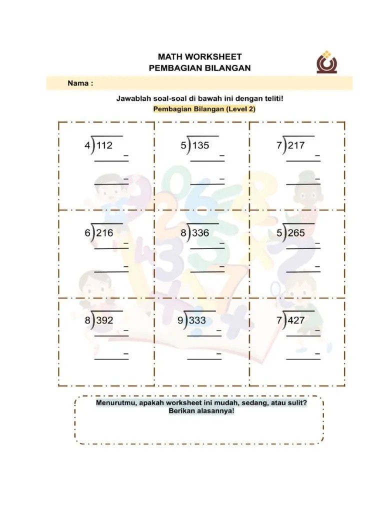 Materi Pembagian Kelas 3 SD | PDF