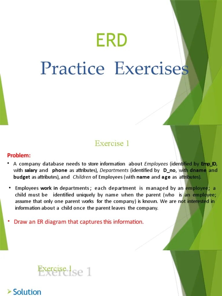 Unit01 - ERD Exercises | PDF | Computing | Information Technology ...
