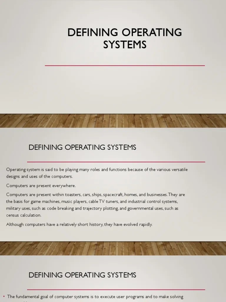 L2 - Operating System Concepts Introduction | PDF | Computer Data ...