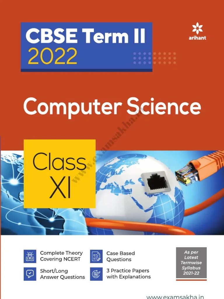 Arihant Class 11 Term 2 Question Bank Computer Science 2022 | PDF ...