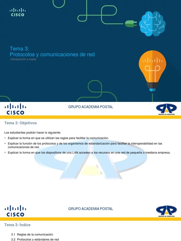 Tema 3. Protocolos Y Comunicaciones De Red | PDF | Protocolos De ...