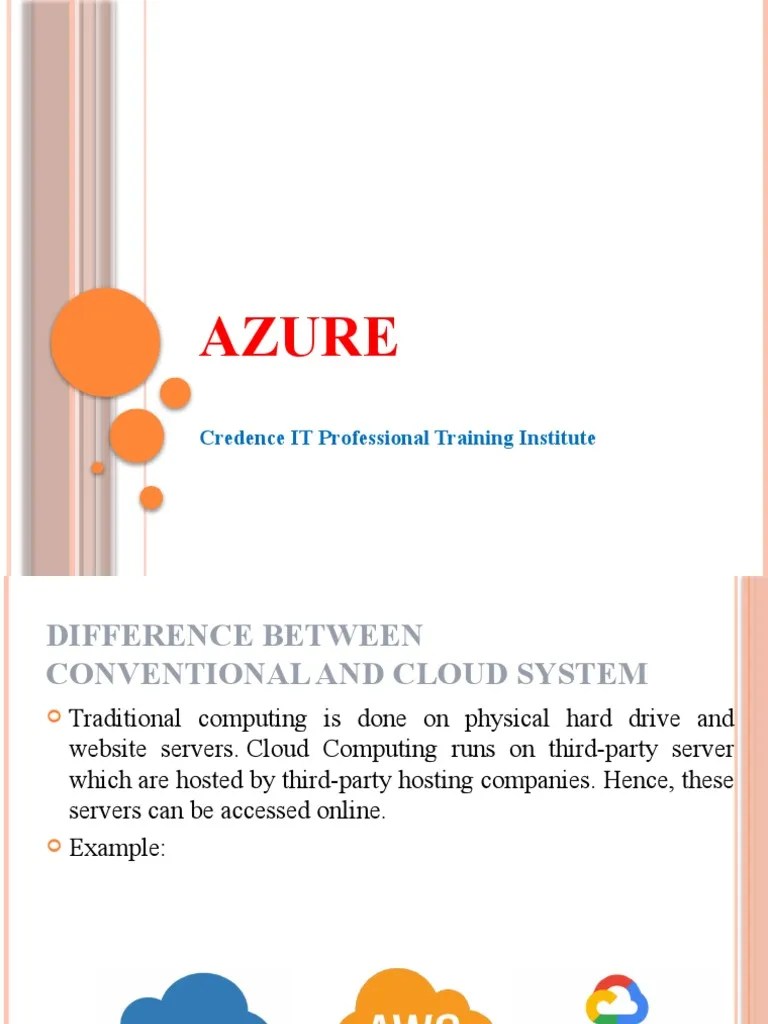 Azure | Download Free PDF | Cloud Computing | Microsoft Azure