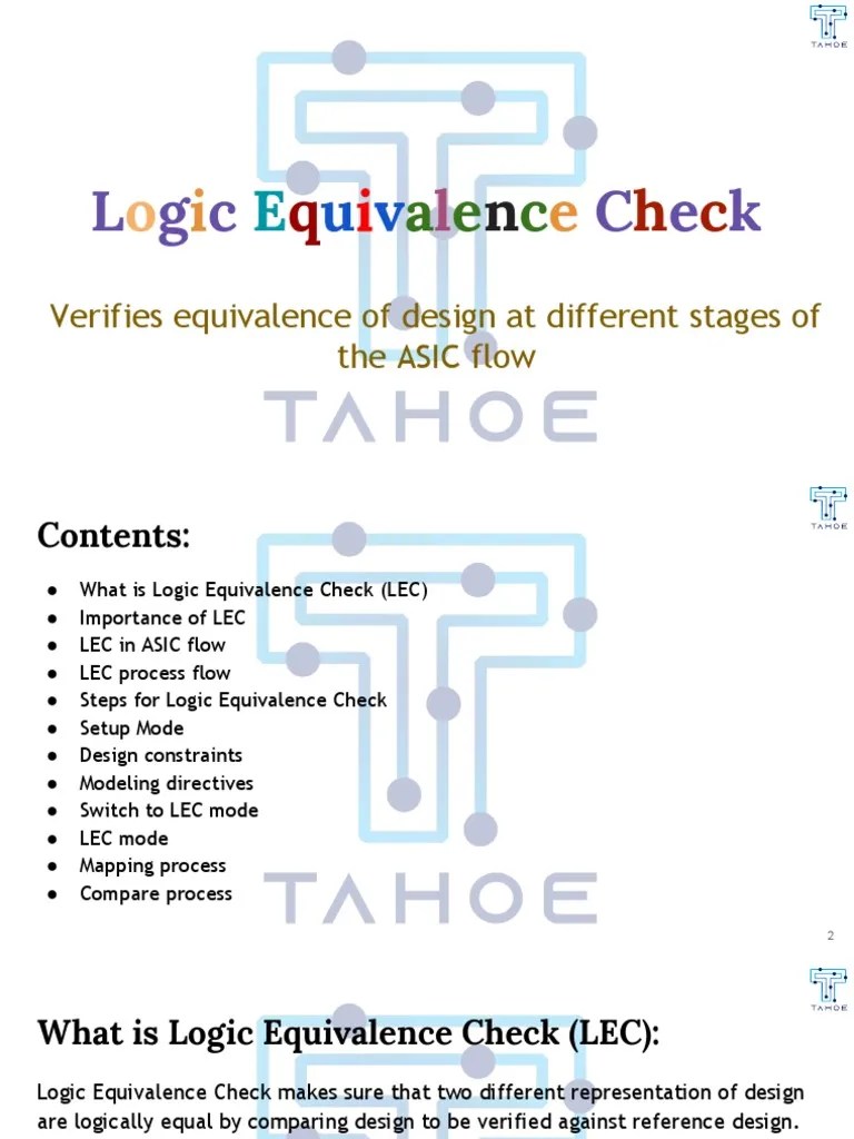 Logic Equivalence Check | PDF | Logic Synthesis | Information Age