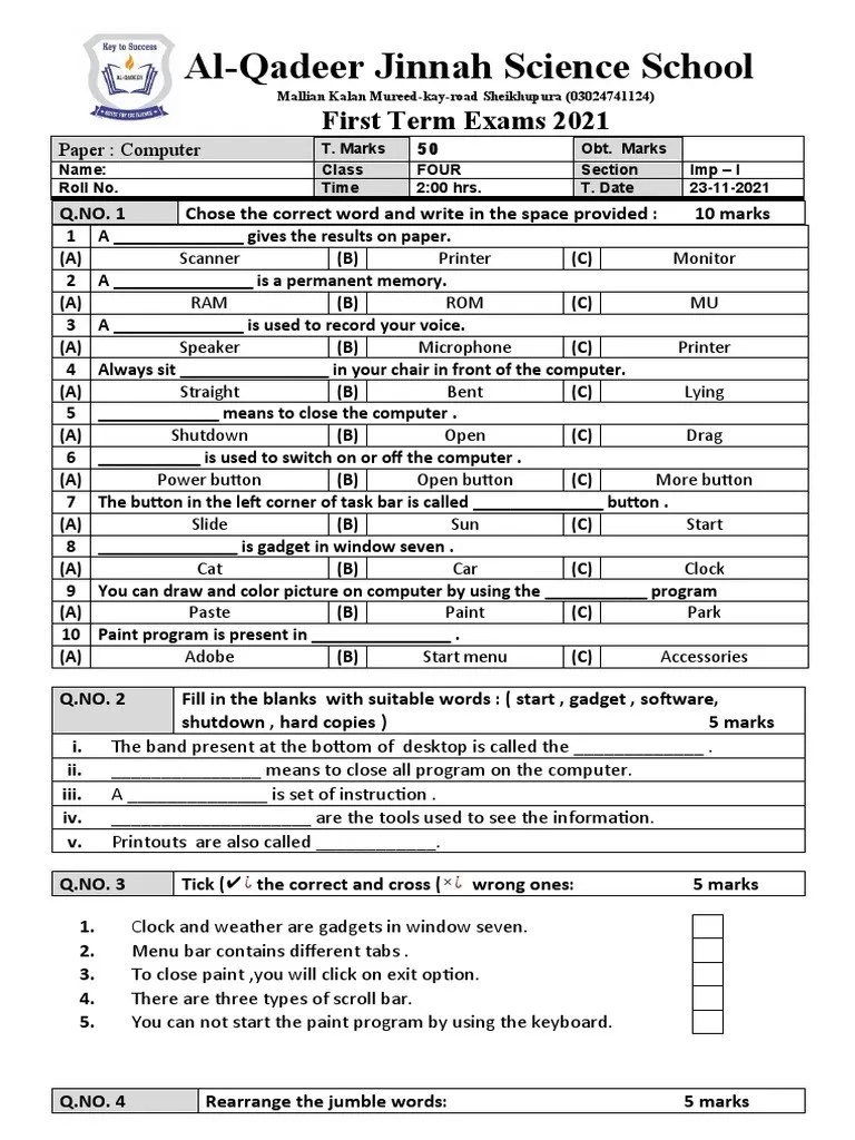 Computer Class 3 | Download Free PDF | Computer Architecture ...