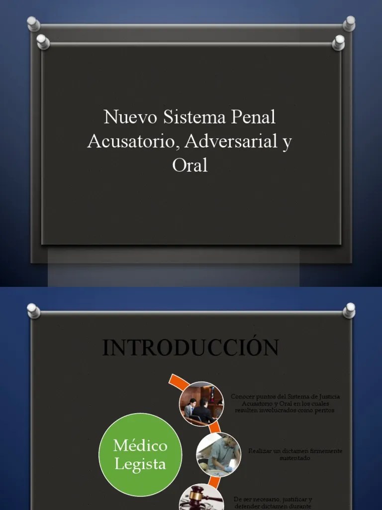 Nuevo Sistema Penal Acusatorio, Adversarial Y Oral | PDF | Testigo ...