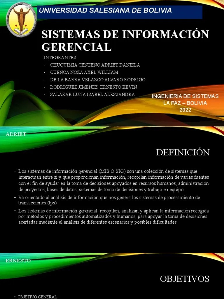 Sistemas De Información Gerencial 1.0 | Descargar Gratis PDF | Sistema ...