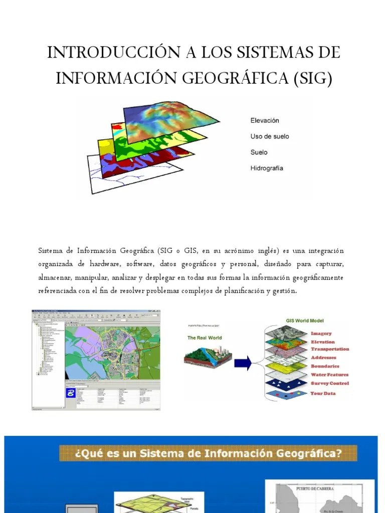 Introducción A Los Sistemas De Información Geográfica | PDF