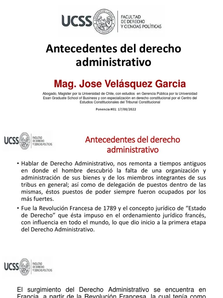 Primera Clase De Derecho Administrativo | PDF | Fuentes Del Derecho | Ley Administrativa