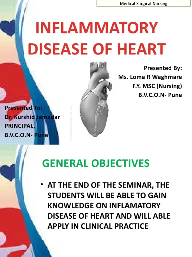 Inflammatory Disease Of Heart | PDF | Heart | Epidemiology