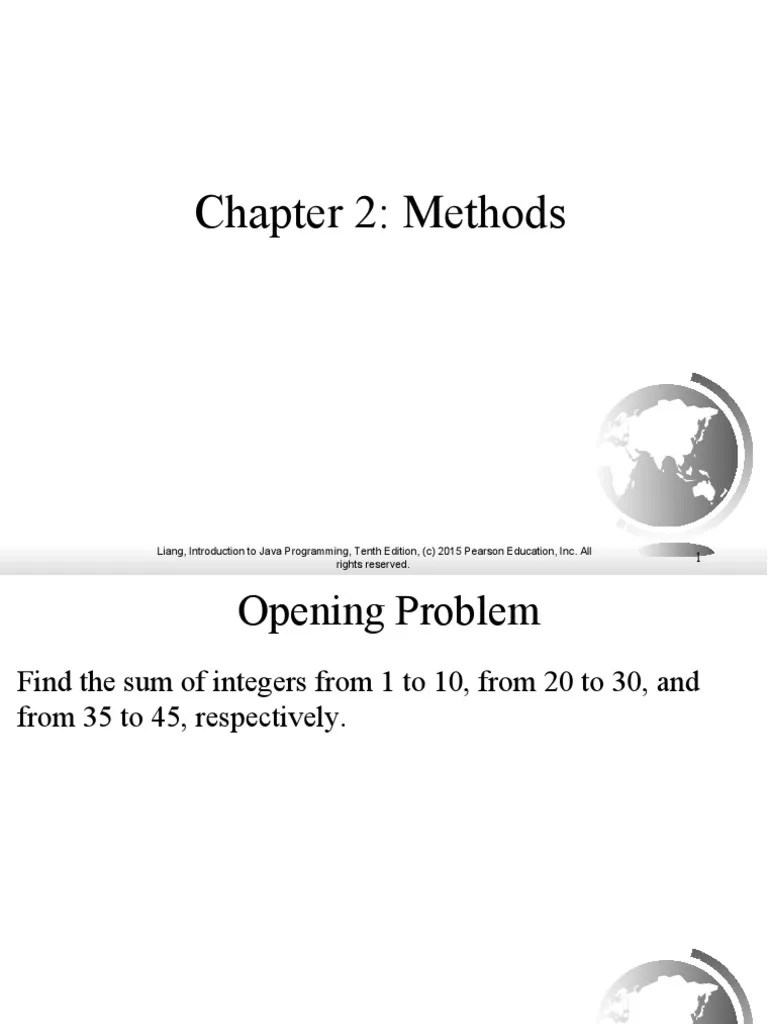 Chapter 2 | PDF | Method (Computer Programming) | Parameter (Computer ...