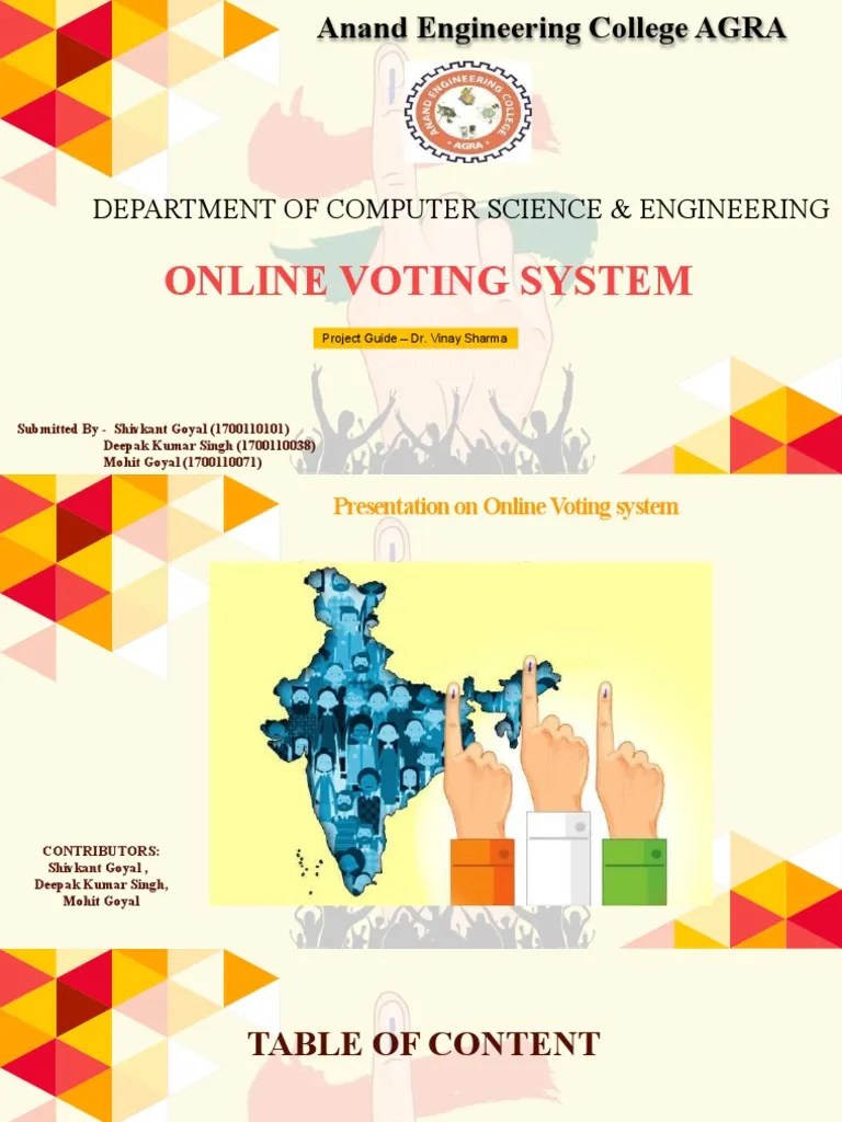 Online Voting System Main1 | PDF | Databases | Electronic Voting