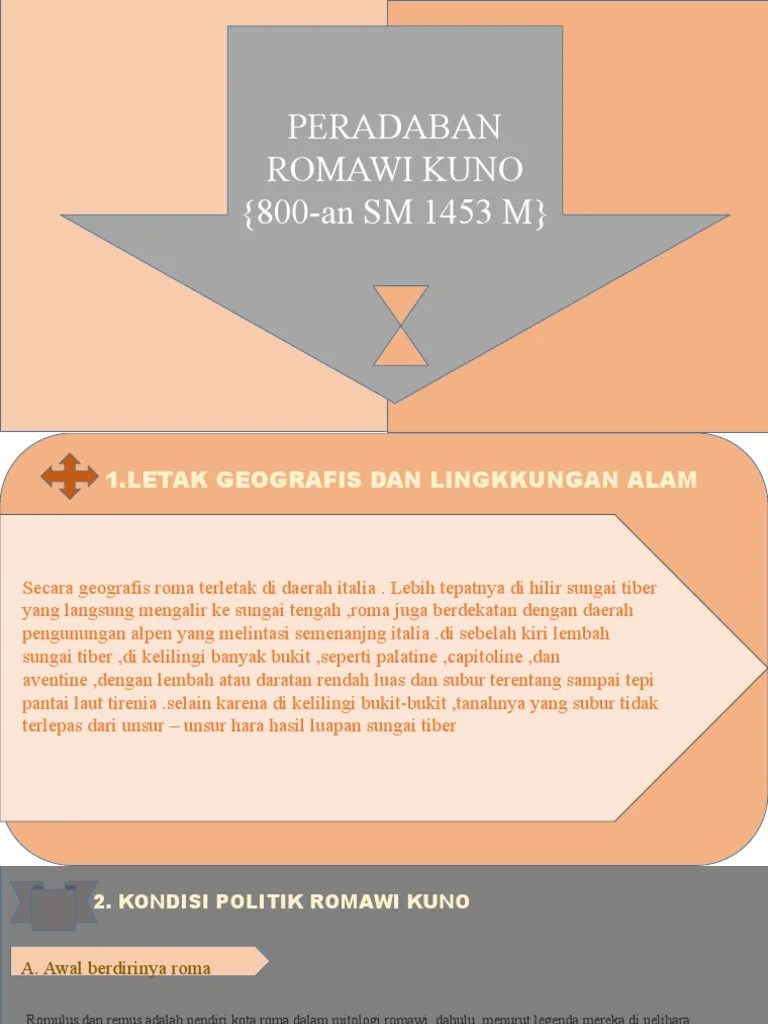 Peradaban Romawi Kuno | PDF | Sejarah
