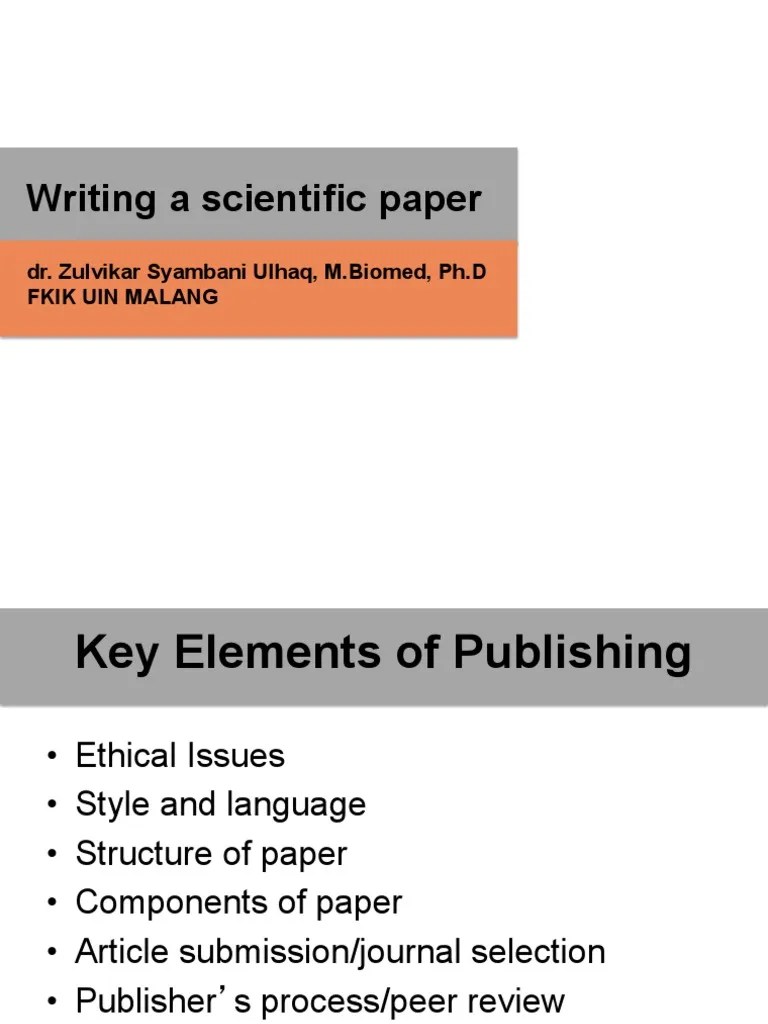 Scientific Writing | PDF | Academic Journal | Data