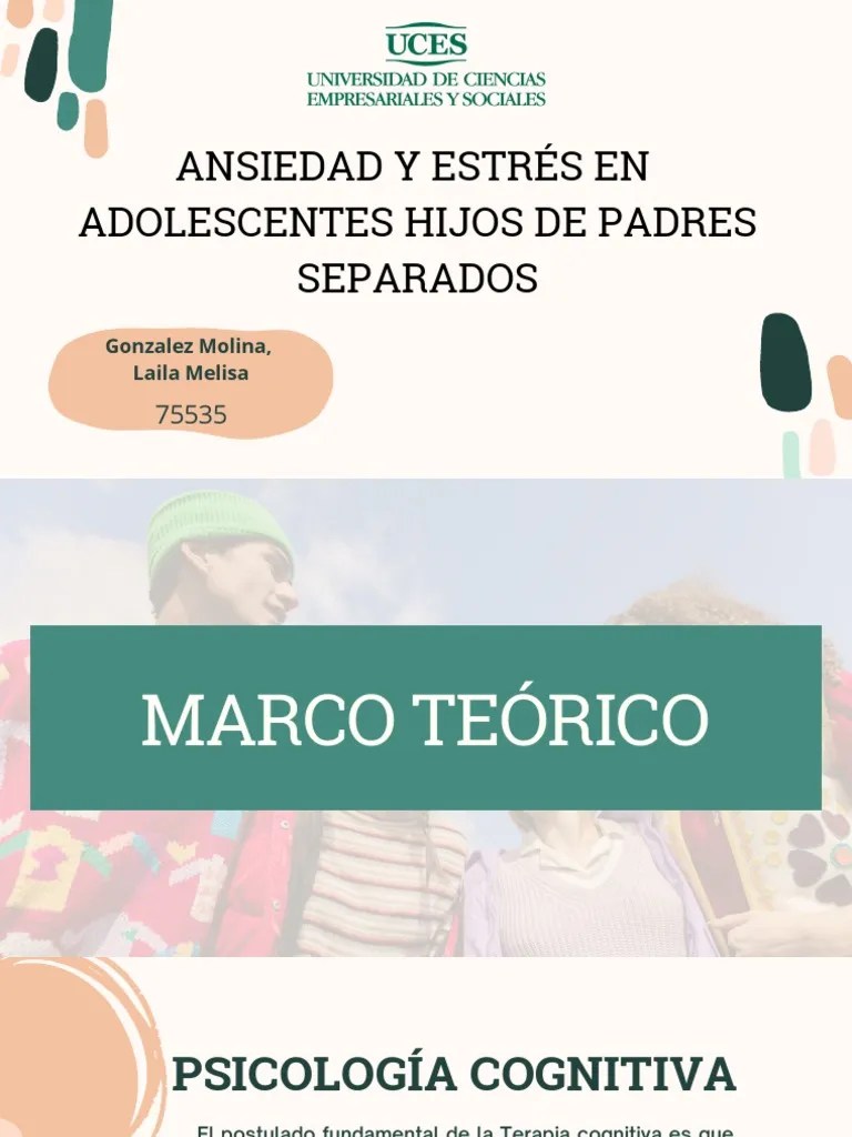 Ansiedad Y Estres En Adolescentes Hijos De Padres Separados | PDF | Estrés (biología) | Ansiedad
