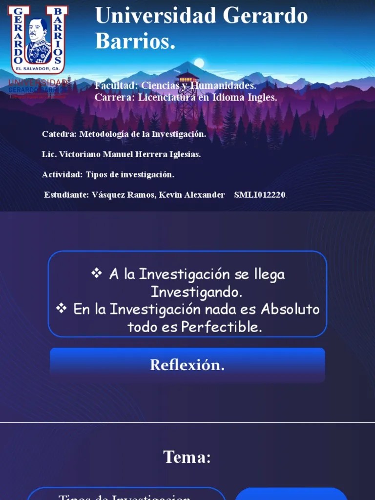 Tipos De Investigacin | PDF | Investigación Cuantitativa | Experimentar