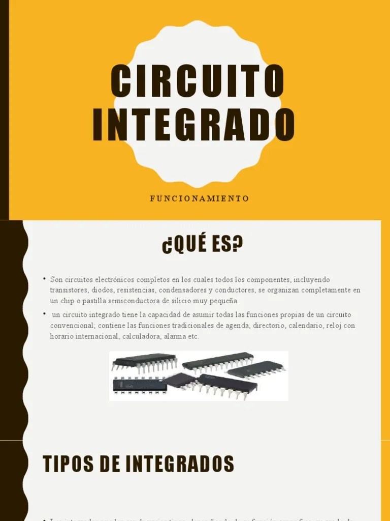 Circuito Integrado | PDF | Electrónica | Circuito Integrado