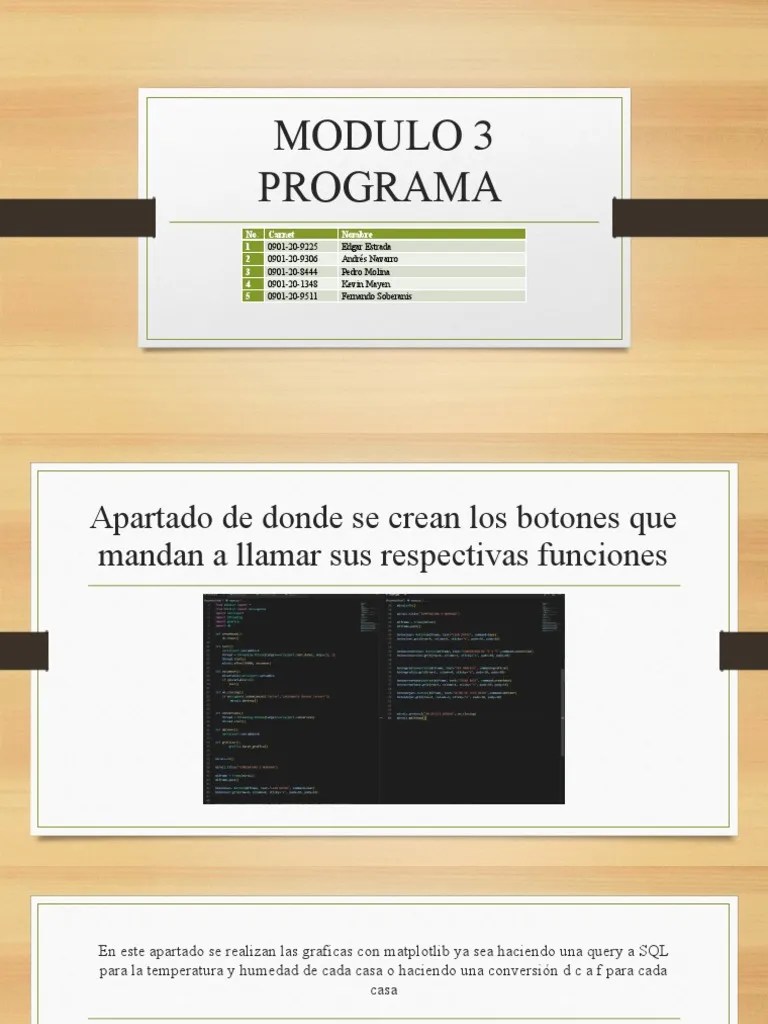 Modulo 3 Programa | PDF | Métodos Y Materiales De Enseñanza | Informática