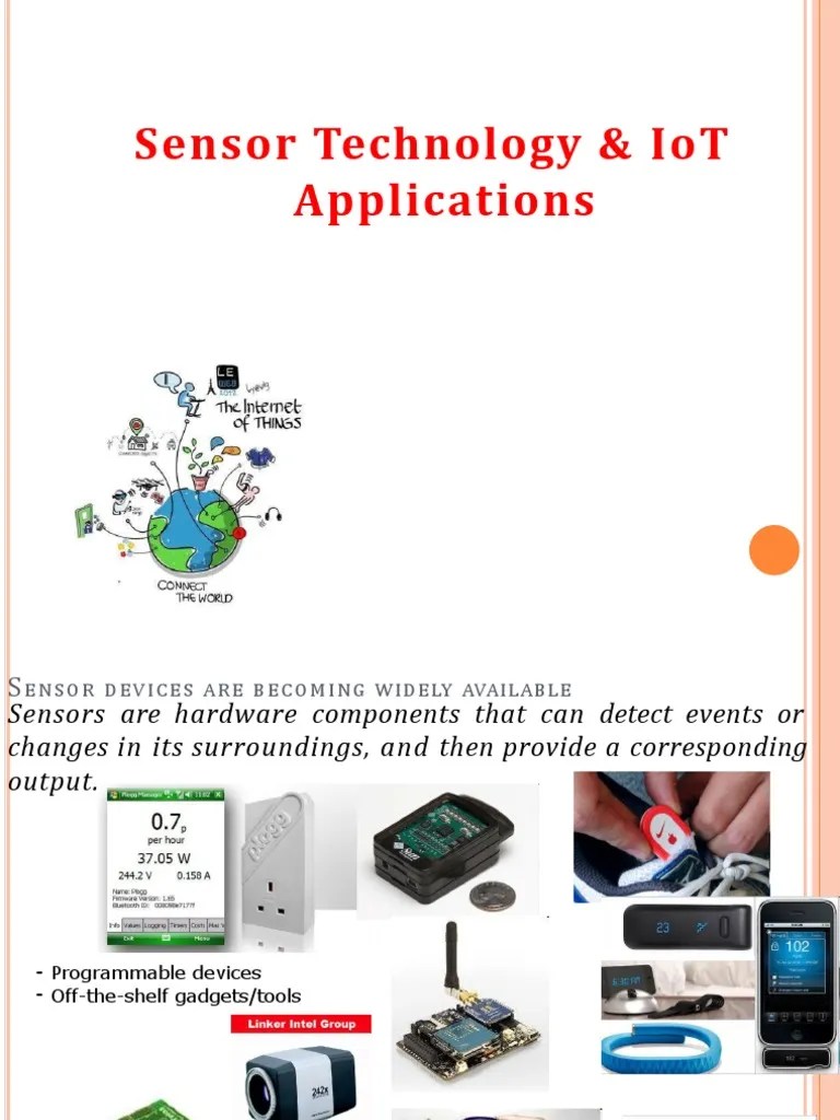 Sensors And IoT 1 | PDF | Internet Of Things | Computer Network
