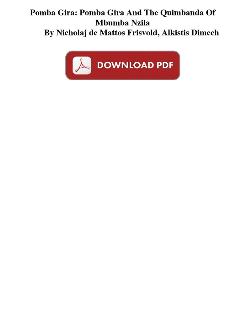 Pomba Gira - Pomba Gira And TH | PDF | Religious Faiths | Anthropology ...