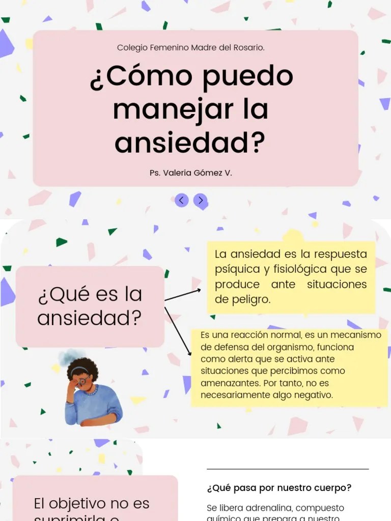 Psicoeducacion Manejo Ansiedad | Descargar Gratis PDF | Ataque De ...