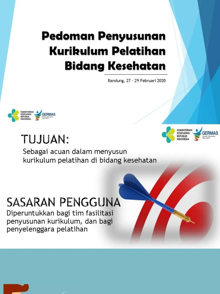 Pedoman Penyusunan Kurikulum Pelatihan Bidang Kesehatan OK | PDF