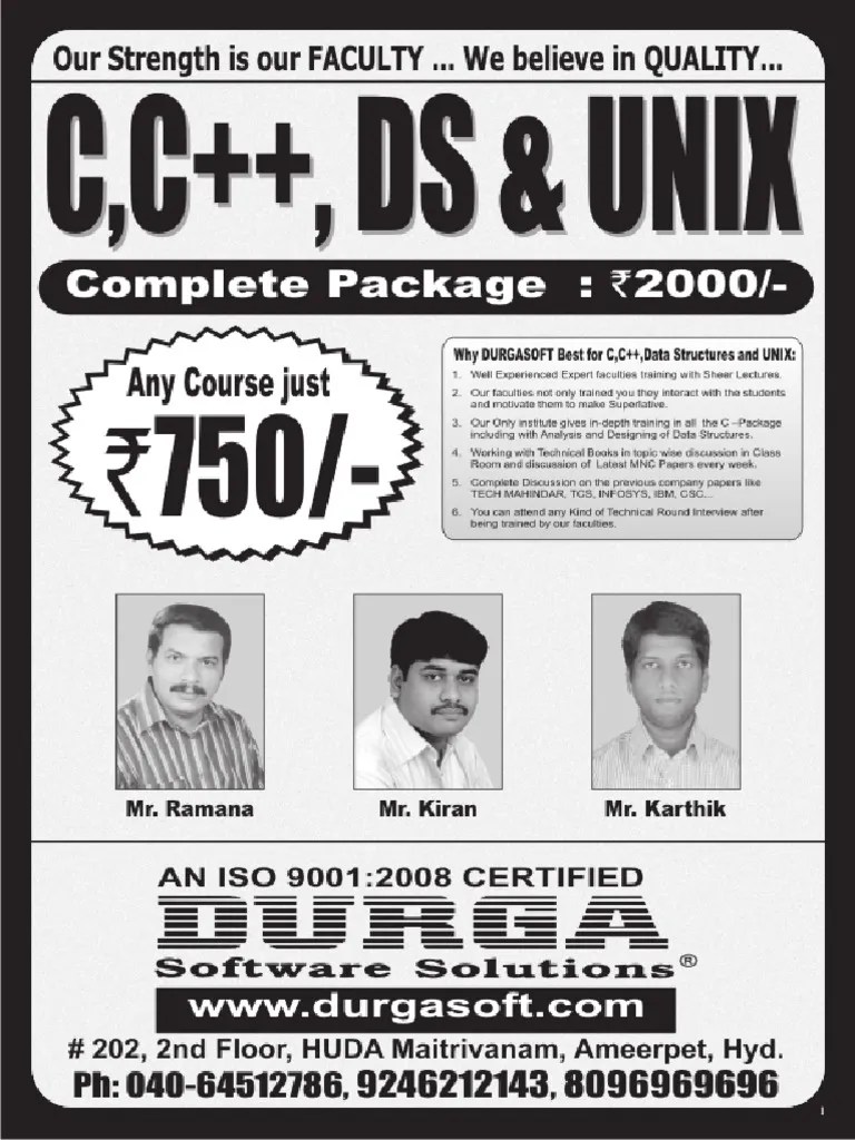 C C Unix | PDF