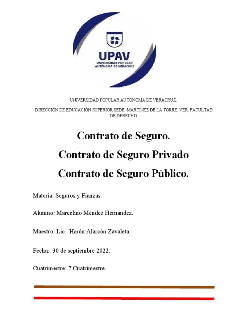 Investigacion De Contrato De Seguros | PDF | Seguro | Póliza De Seguros