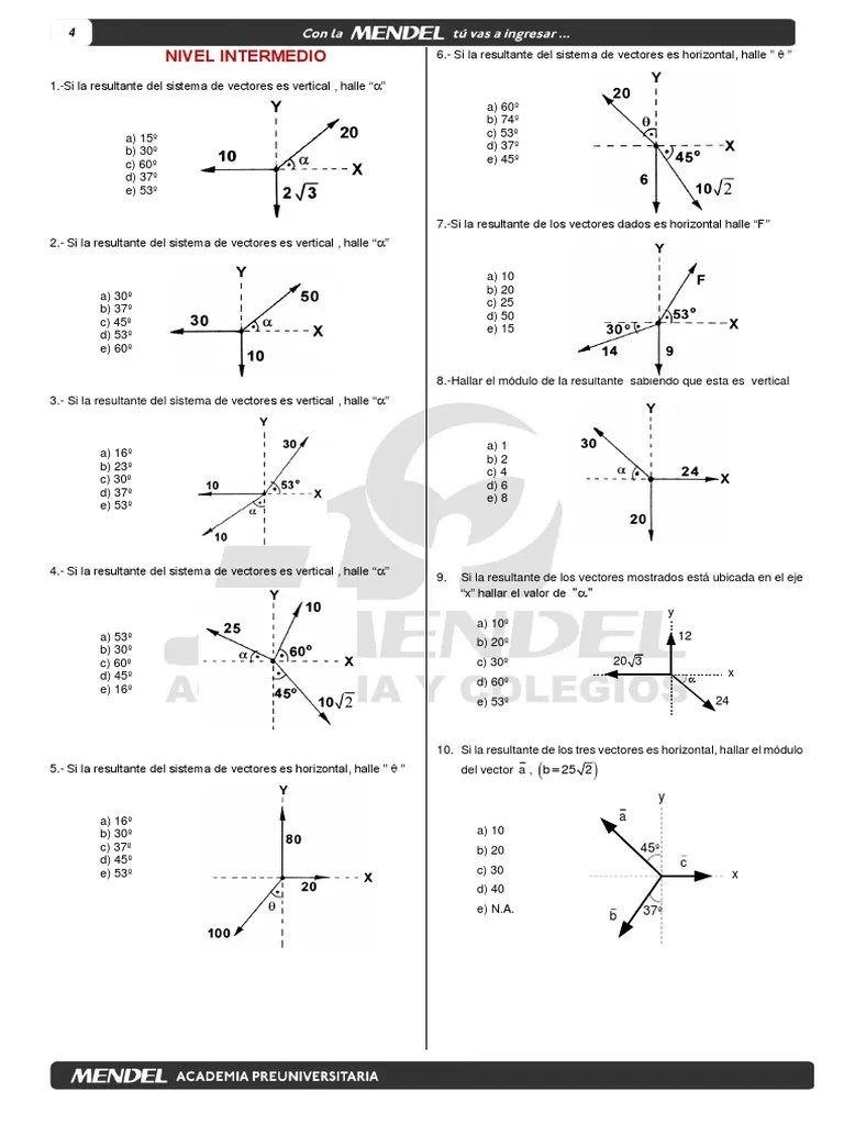 PRACTICA DE VECTORES 3-2554753114 (1) - Removed | PDF | Vector Euclidiano | Álgebra Lineal