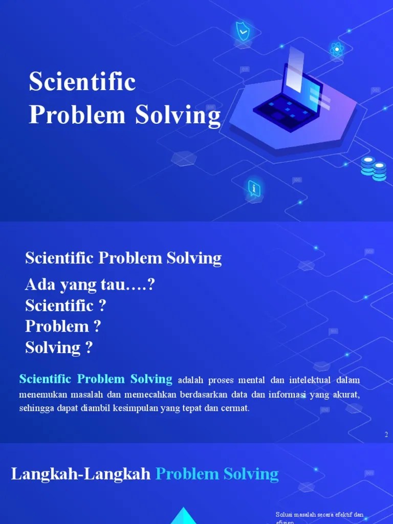Scientific Problem Solving | PDF