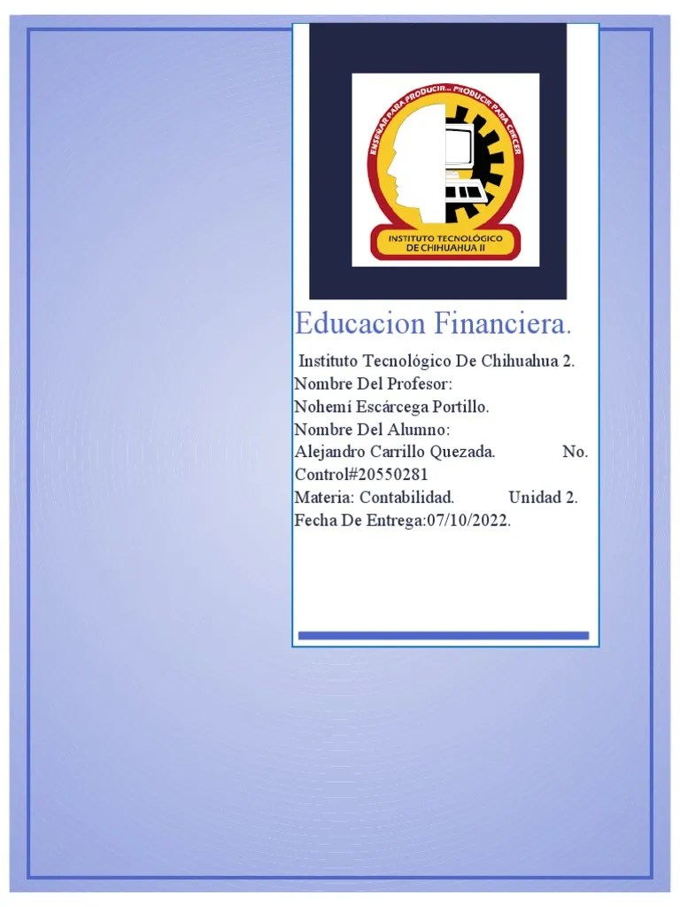 Educacion Financiera. | PDF