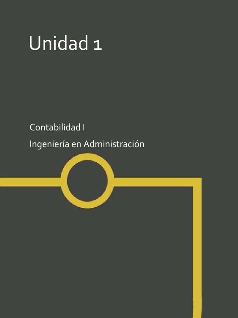 Contabilidad 1 Pdf Contabilidad Normas Internacionales De