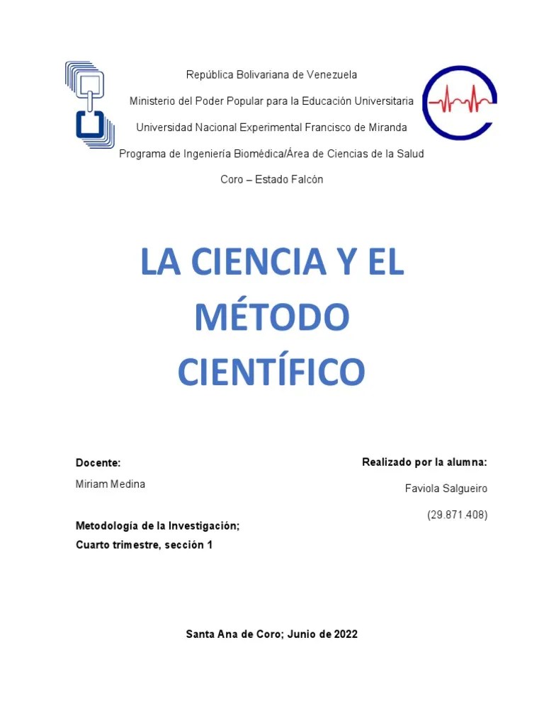 La Ciencia Y El Método Cientifico | Descargar Gratis PDF | Método ...