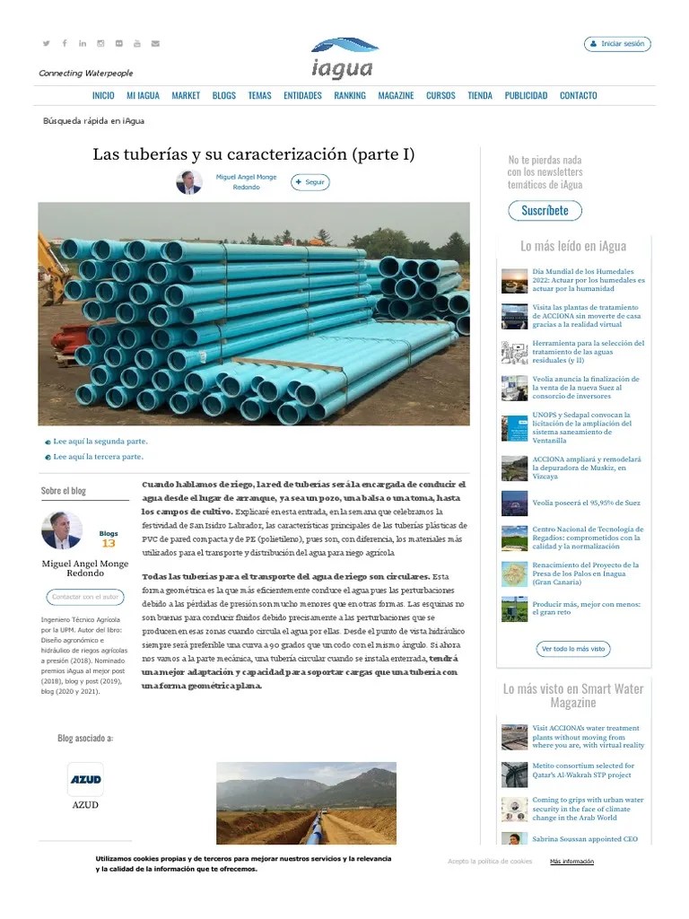 Tuberías PVC Y Su Caracterización I | PDF | Tubería (transporte De ...