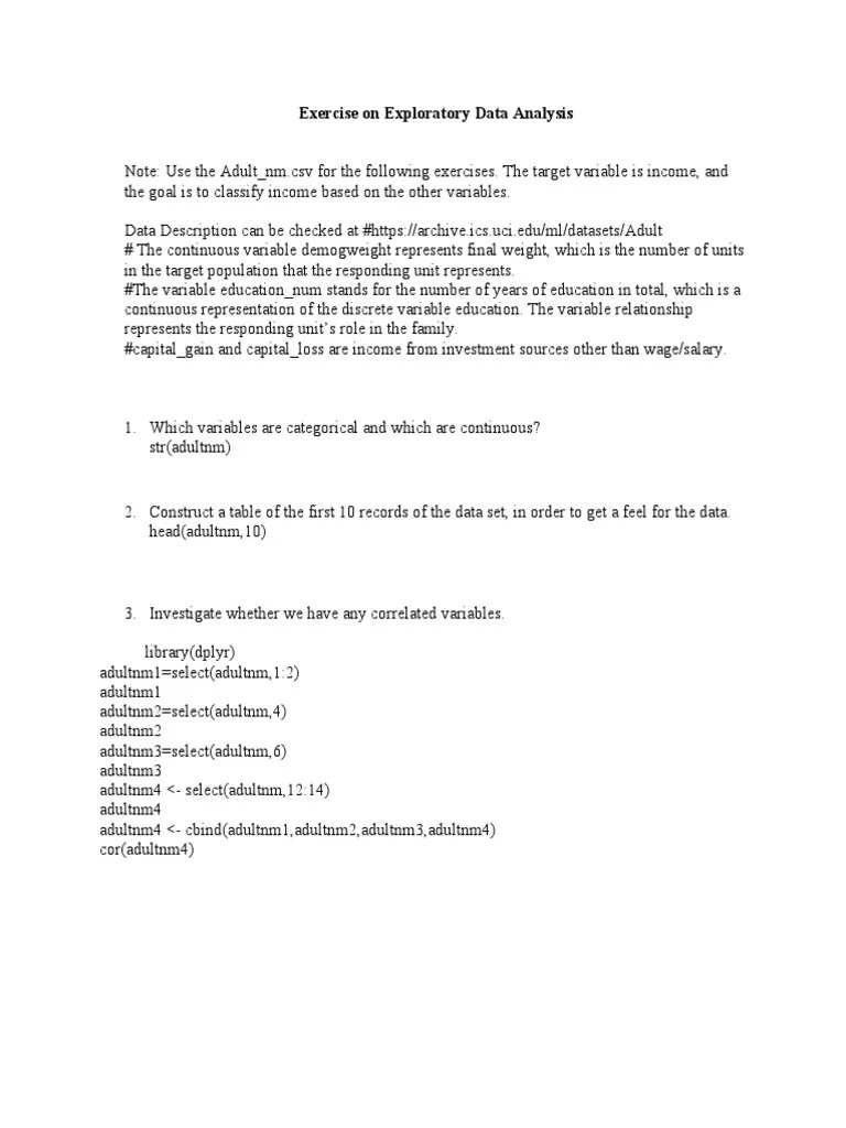 Assignment EDA | PDF | Chi Squared Test | Statistics