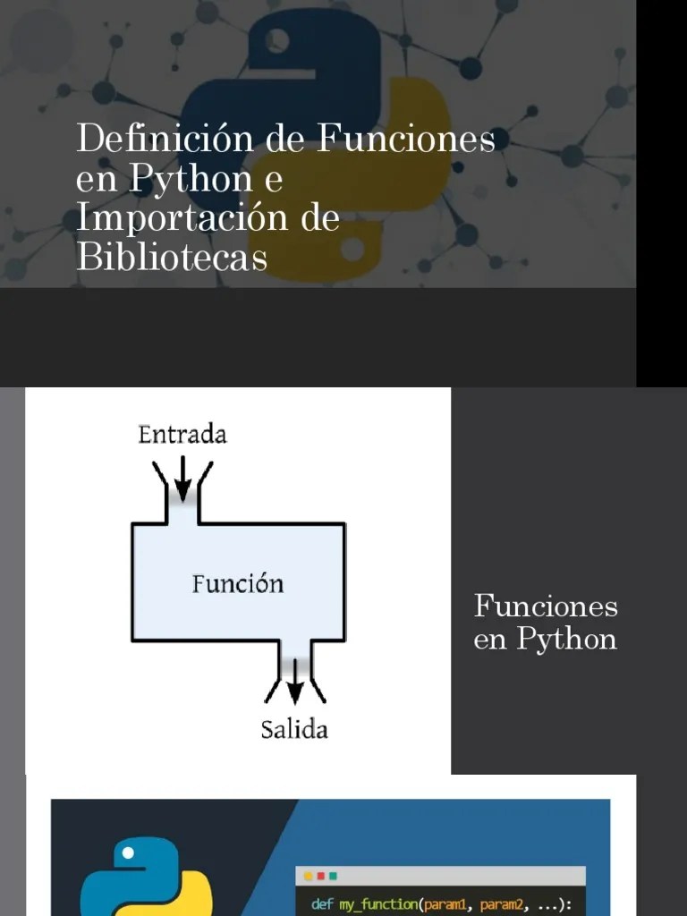 Func Python Bib | PDF | Python (lenguaje De Programación) | Informática