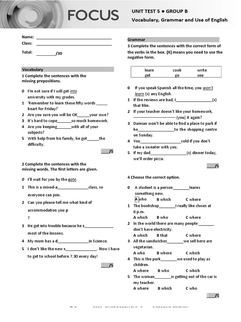 Виконаний Тест з Англ | PDF | English Language | Human Communication