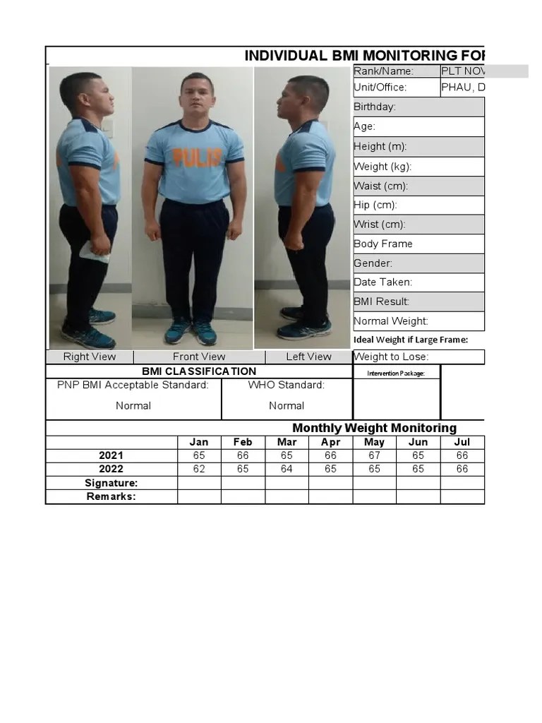 Model Bmi | PDF | Body Mass Index | Obesity