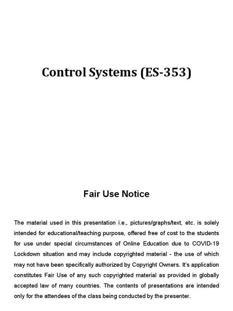 Lec - 3-4 - Transfer Function And Laplace Transform | PDF | Laplace ...
