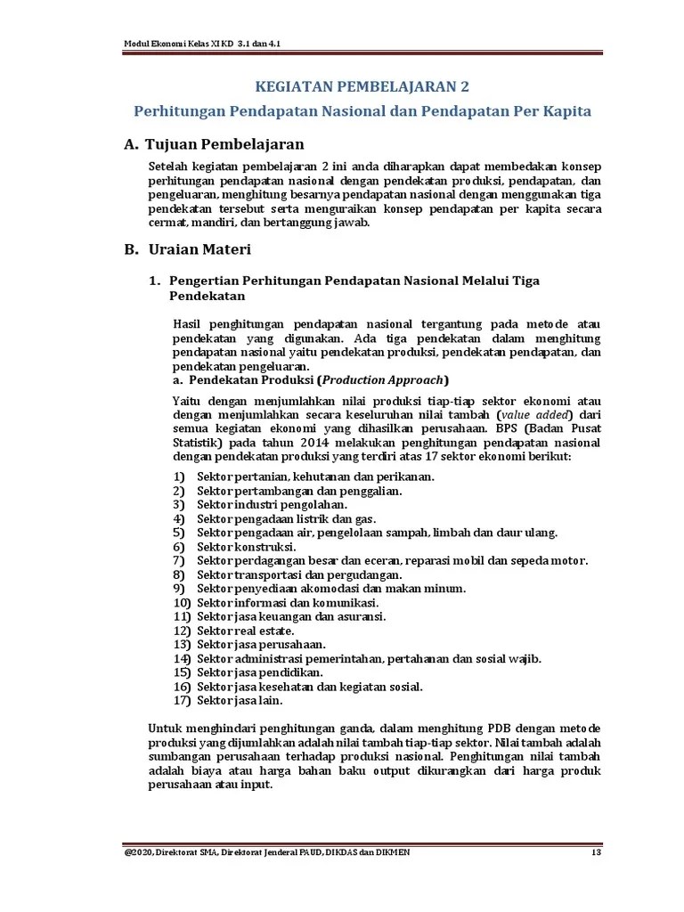 Materi Ekonomi Kelas 11 Semester 1 (Part2) | PDF