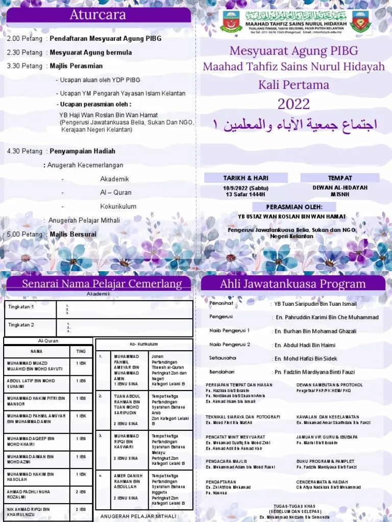 Buku Program Mesy Pibg 1 Print Pdf