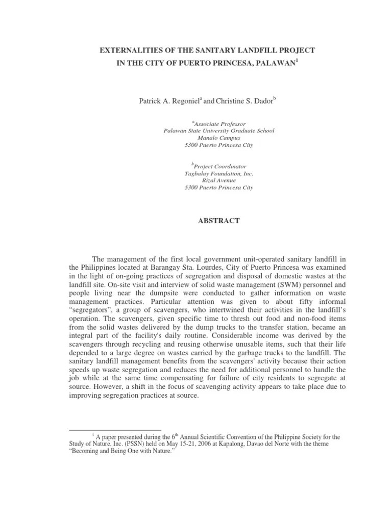 Waste Management | PDF | Landfill | Municipal Solid Waste