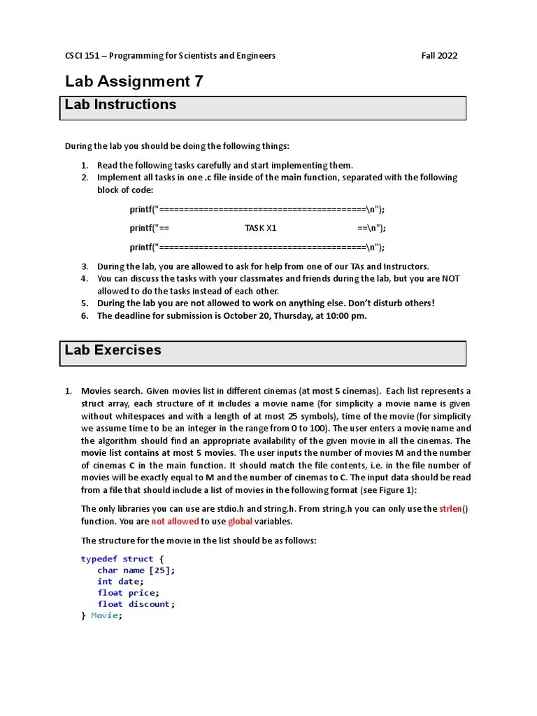 LabAssignment7B V2 | PDF | Computer Programming | Computer Science