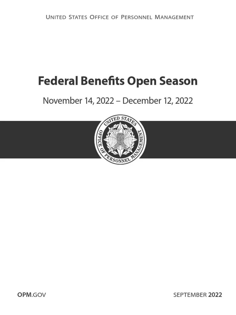 Federal Benefits Open Season Highlights 2023 Plan Year | Download Free PDF | Federal Employees ...