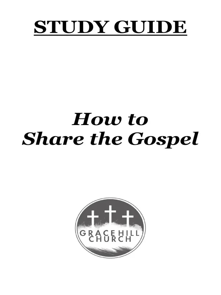 How To Share The Gospel | PDF | Jesus | Eternal Life (Christianity)
