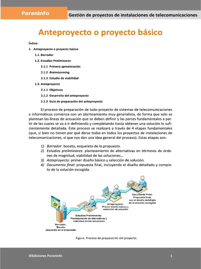 Anteproyecto. 1 | PDF